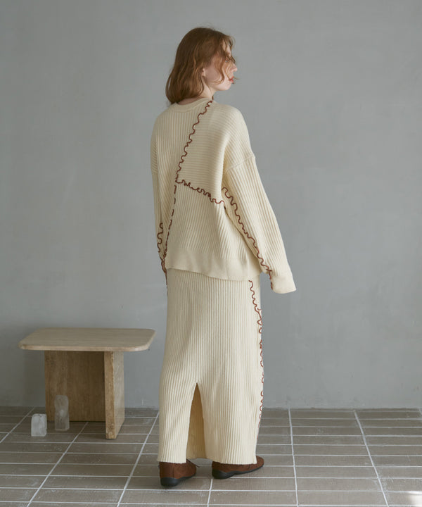 ランダムメロウニットトップス