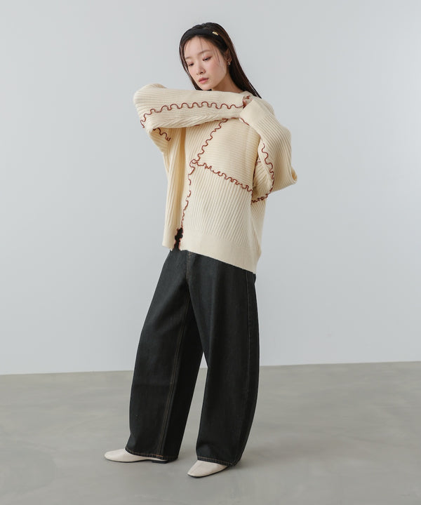 ランダムメロウニットトップス