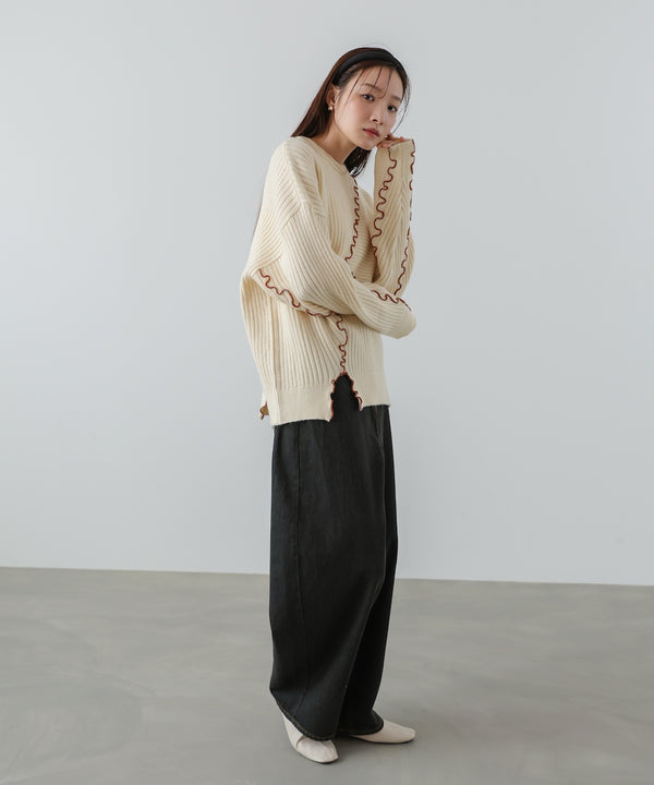 ランダムメロウニットトップス