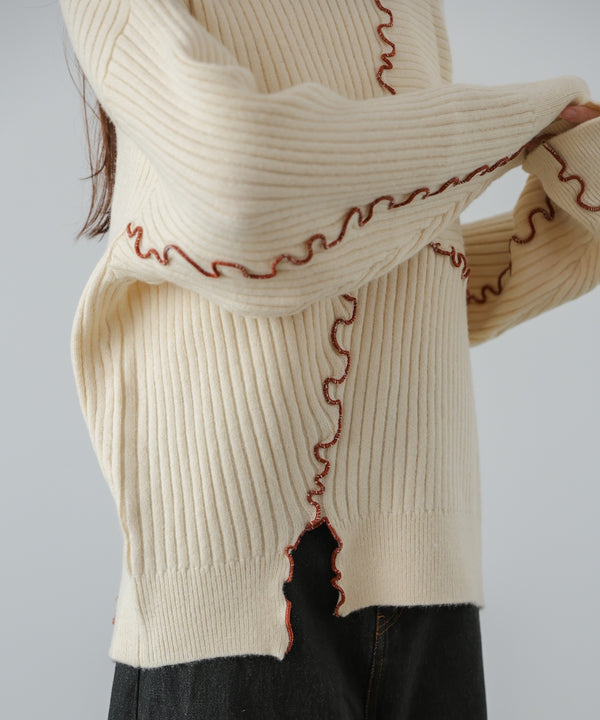 ランダムメロウニットトップス