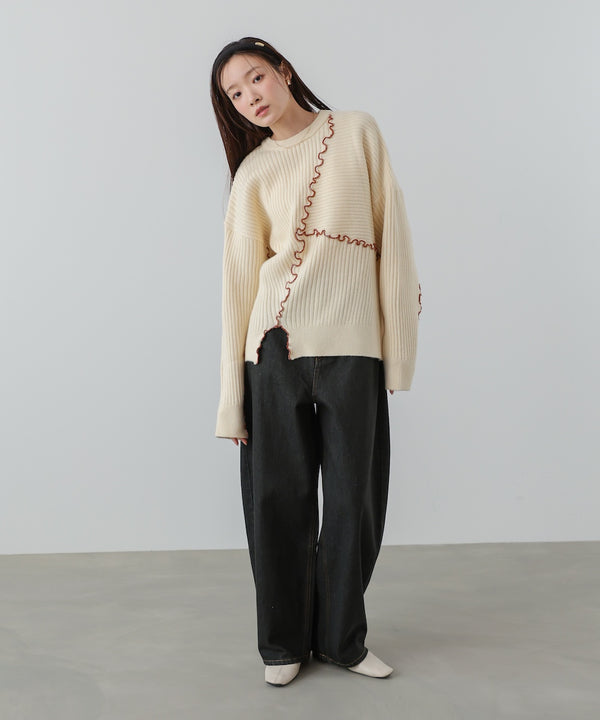 ランダムメロウニットトップス