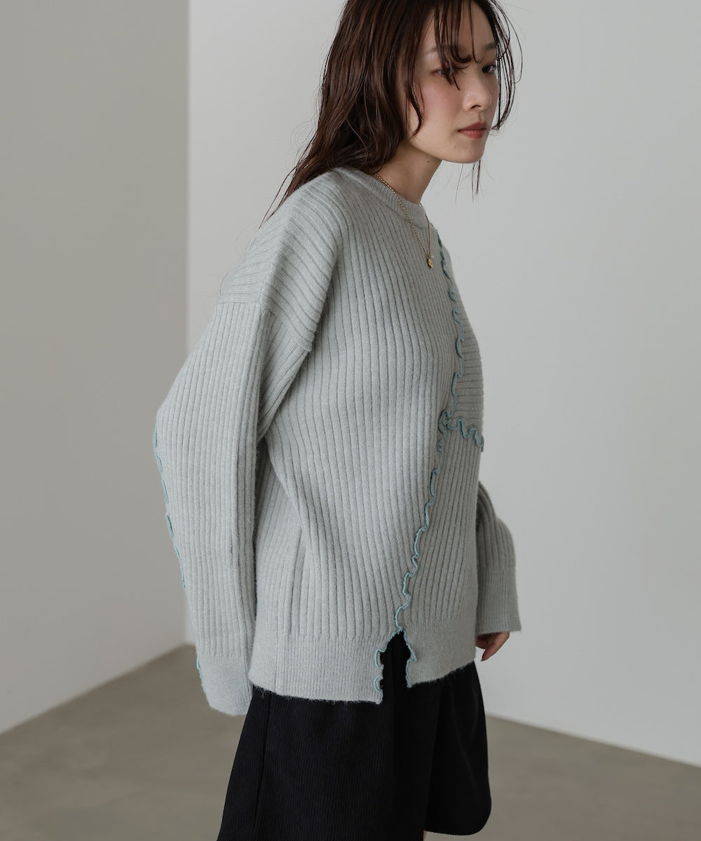 ランダムメロウニットトップス