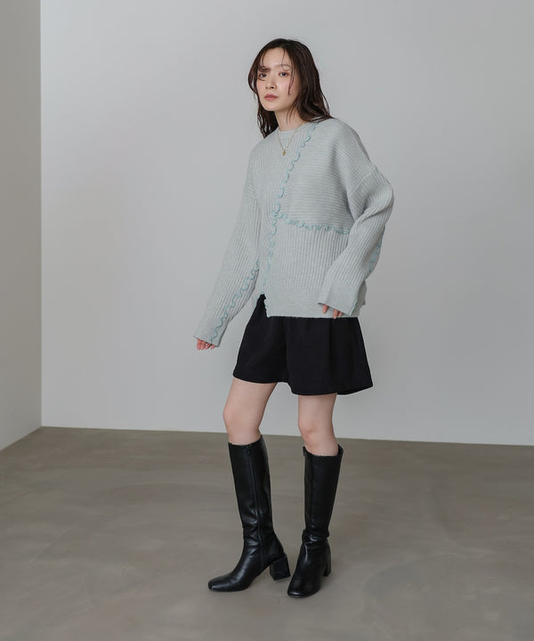 ランダムメロウニットトップス