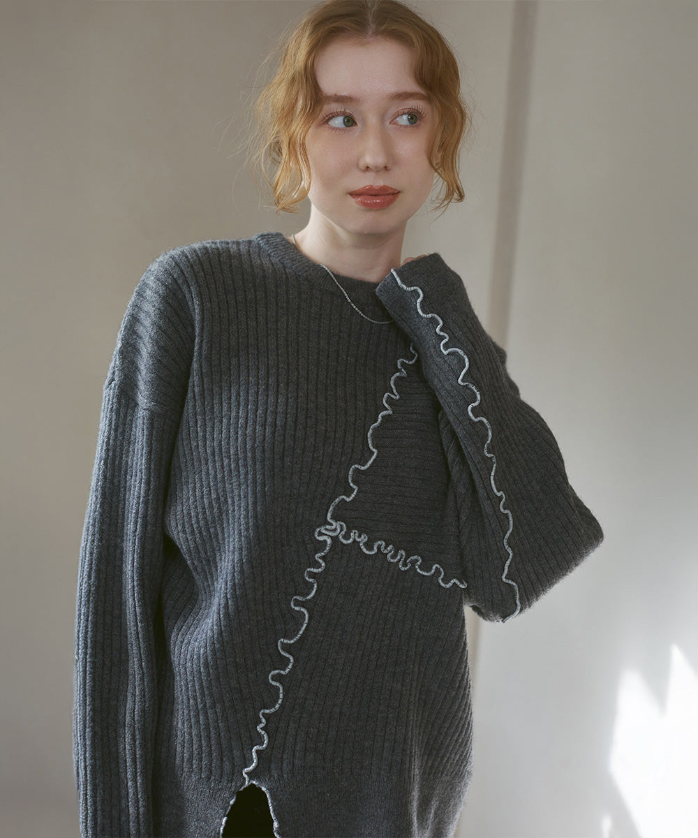 ランダムメロウニットトップス