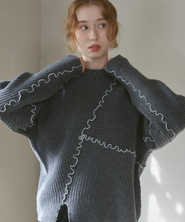 ランダムメロウニットトップス