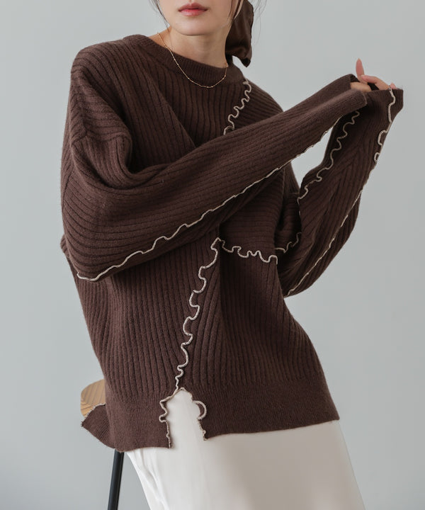 ランダムメロウニットトップス