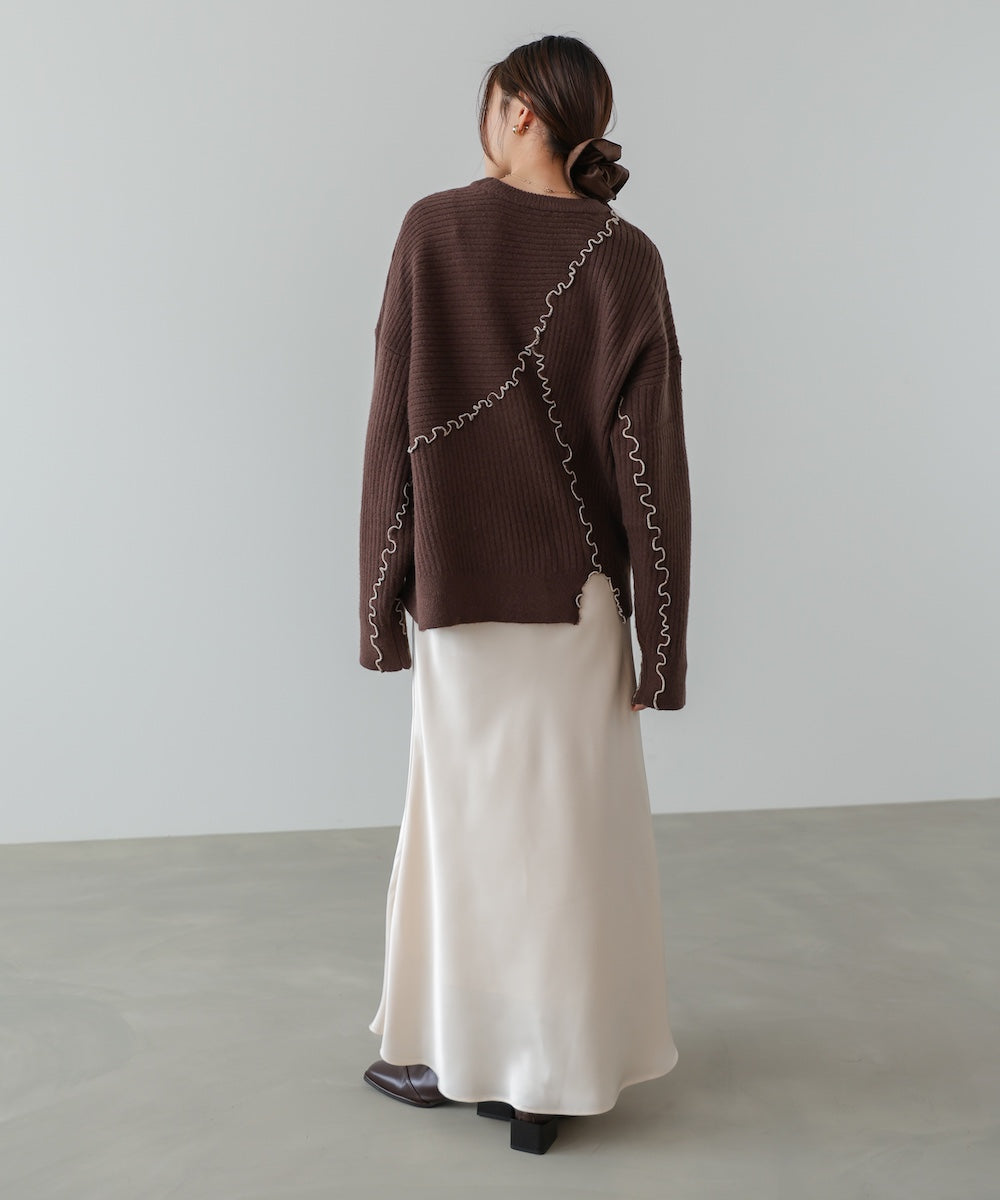 ランダムメロウニットトップス