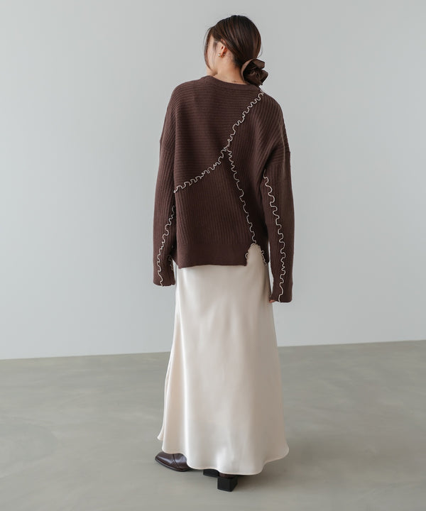 ランダムメロウニットトップス