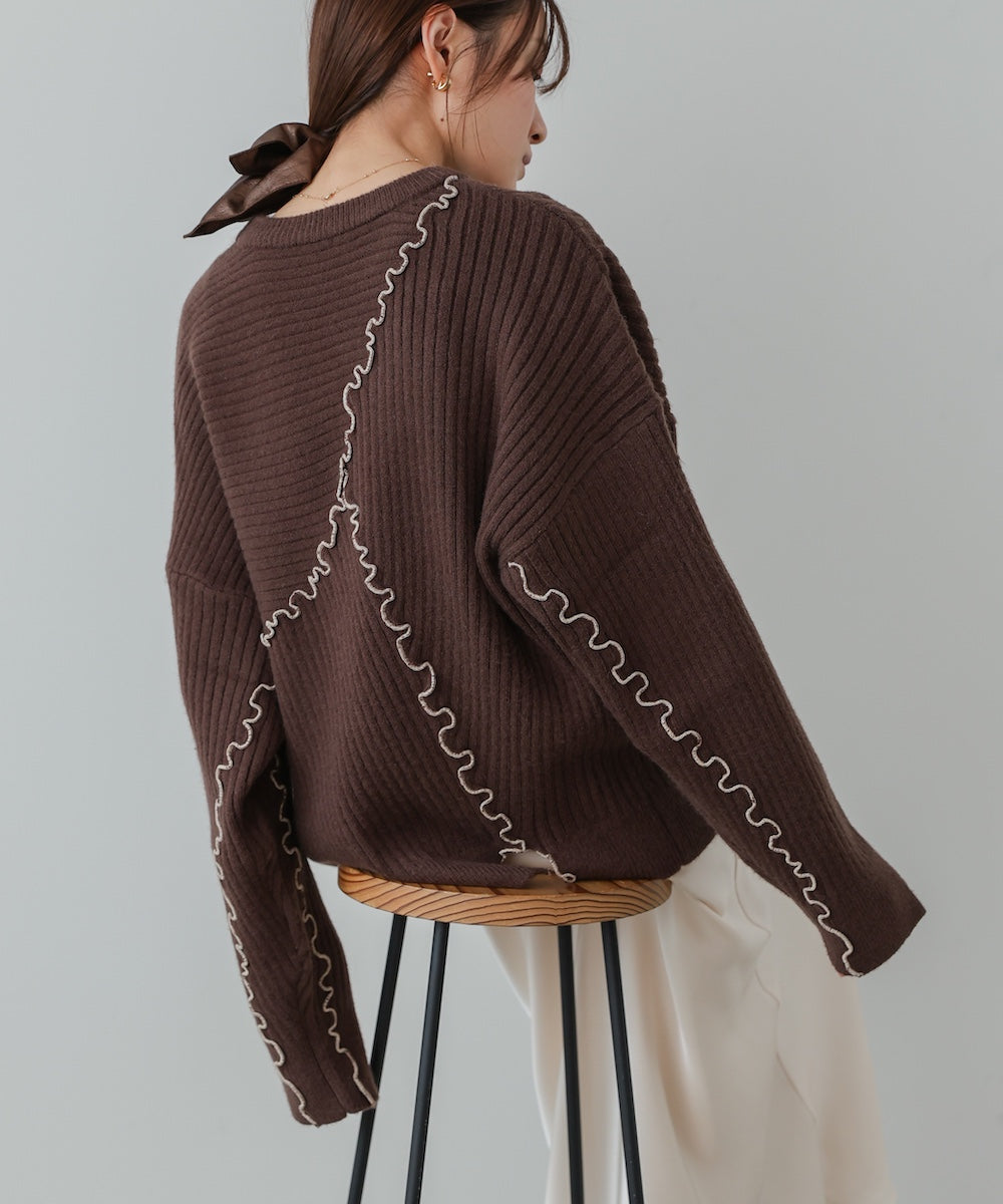 ランダムメロウニットトップス