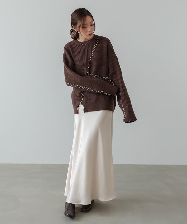 ランダムメロウニットトップス