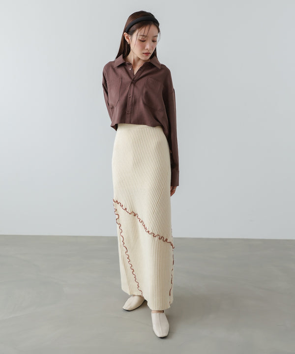 ランダムメロウニットスカート