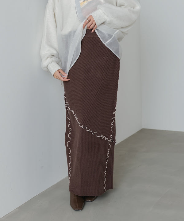 ランダムメロウニットスカート