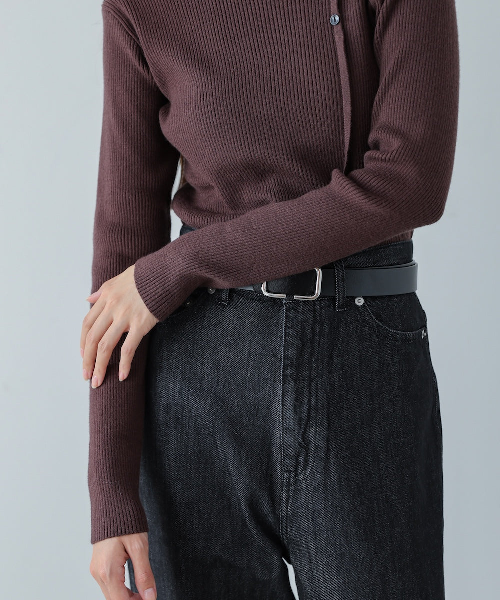 ショルダースリットニットトップス