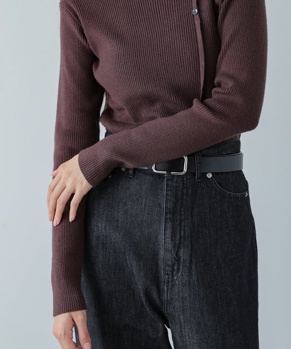 ショルダースリットニットトップス