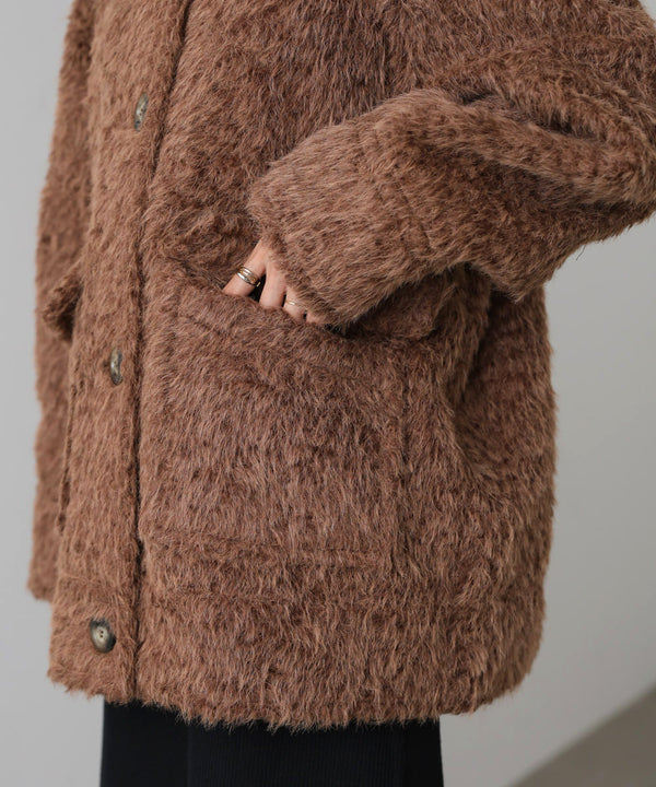 シャギーミドルアウター