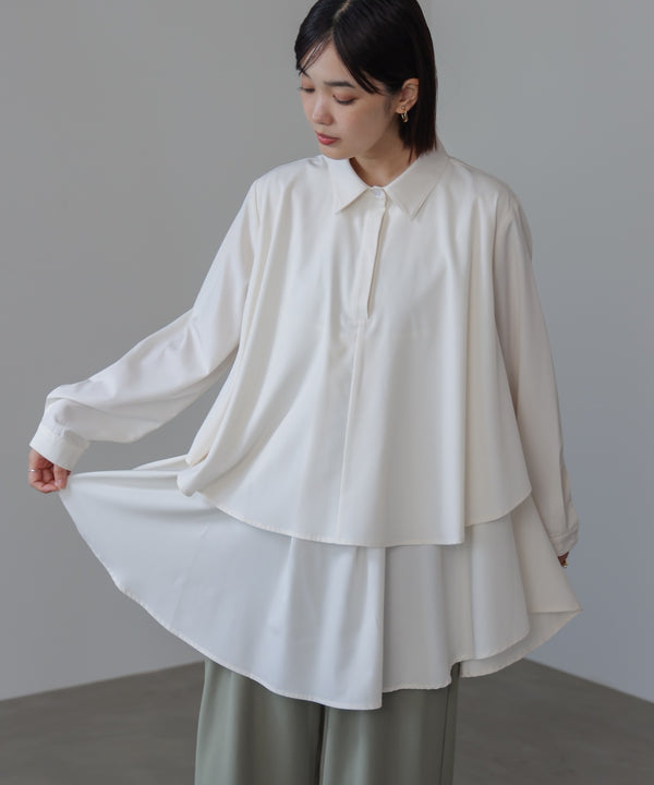 フレアシャツチュニック