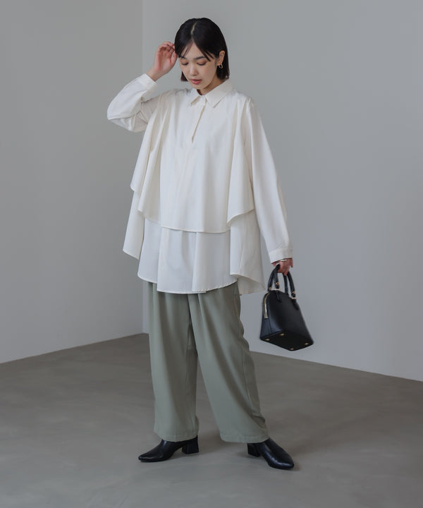 フレアシャツチュニック