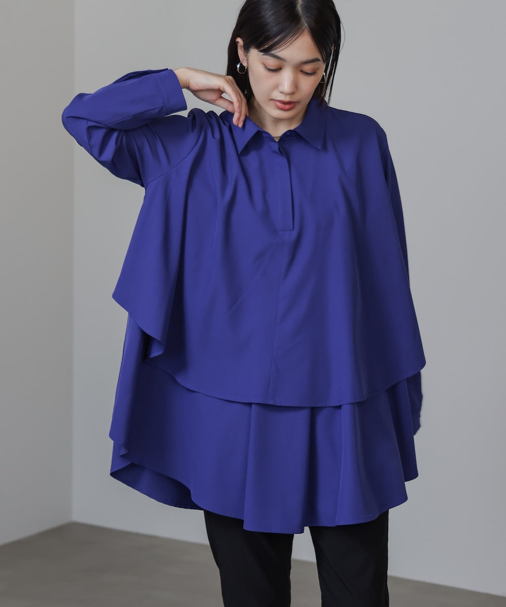 フレアシャツチュニック