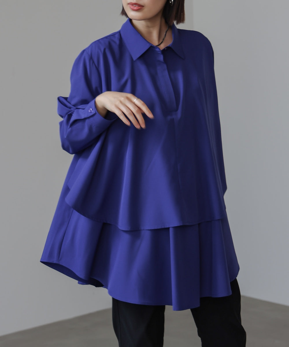 フレアシャツチュニック