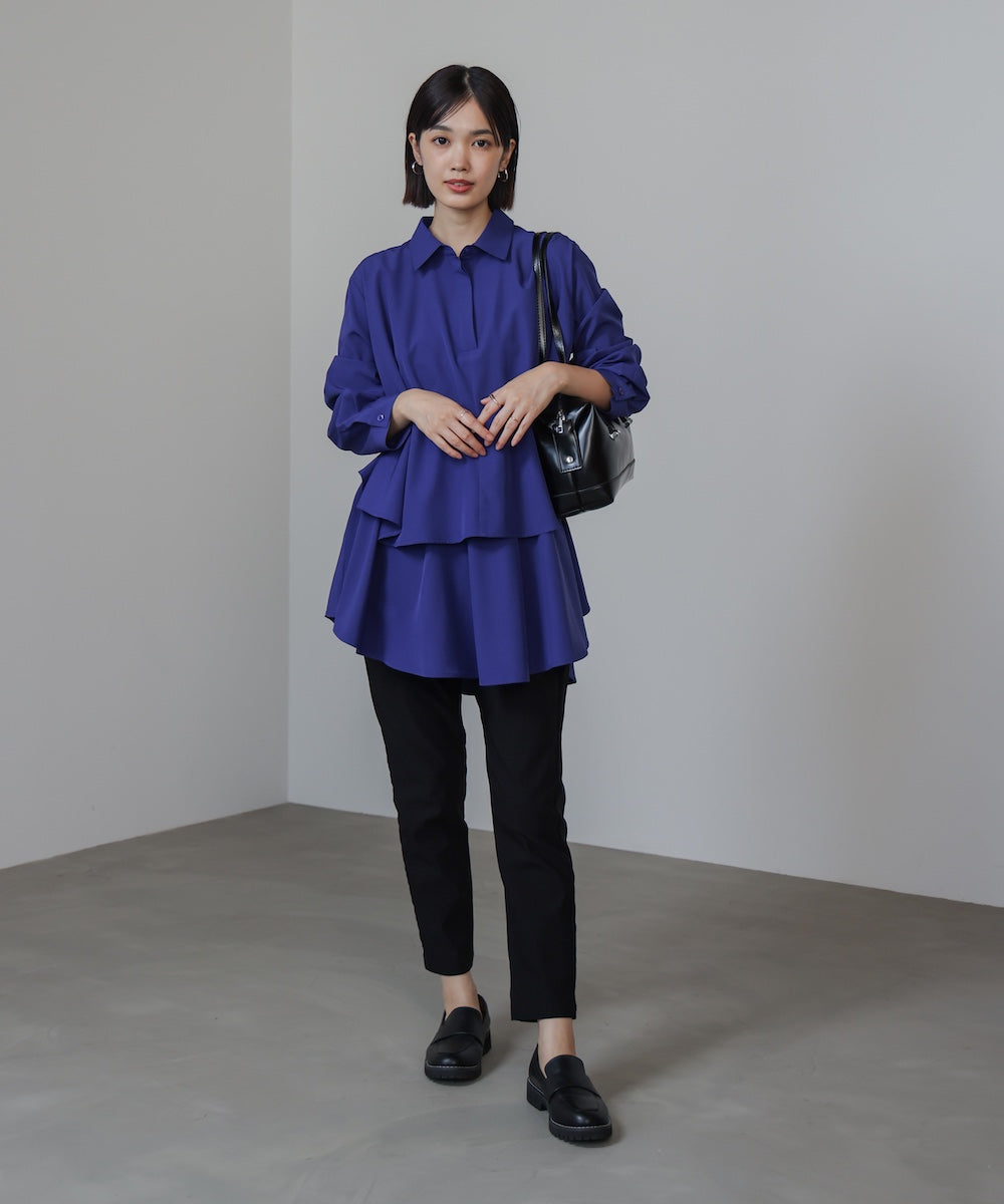 フレアシャツチュニック