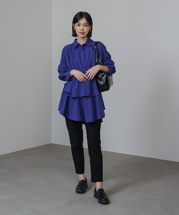 フレアシャツチュニック