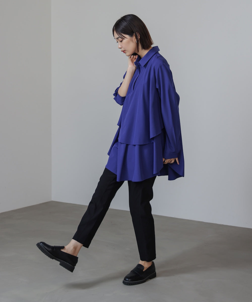 フレアシャツチュニック