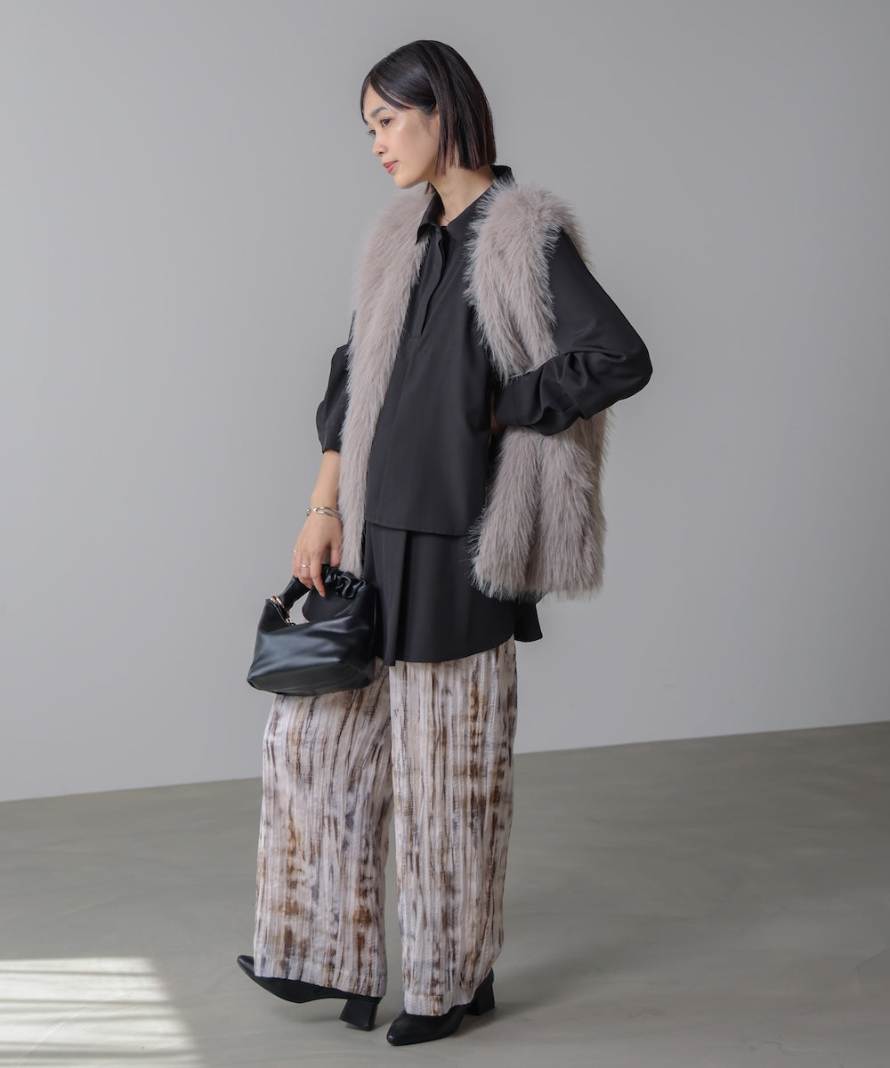 フレアシャツチュニック