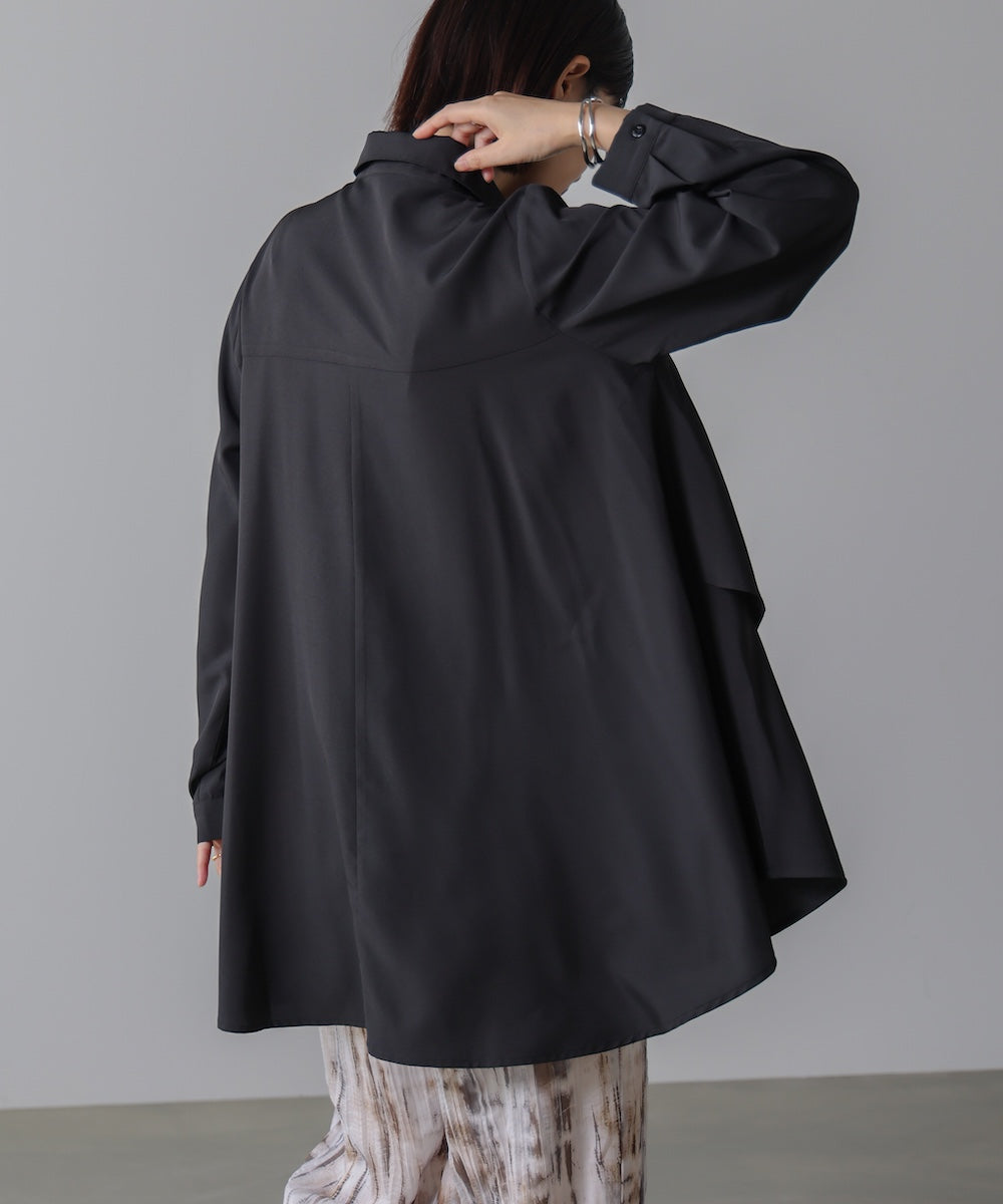 フレアシャツチュニック