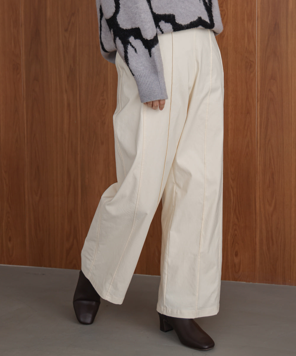 【新色追加】HAKIYASE裏起毛WIDE パンツ