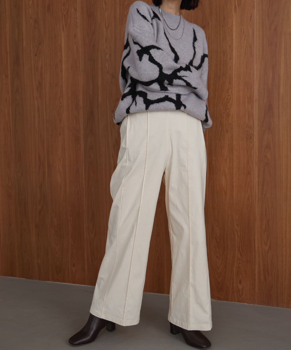 【新色追加】HAKIYASE裏起毛WIDE パンツ