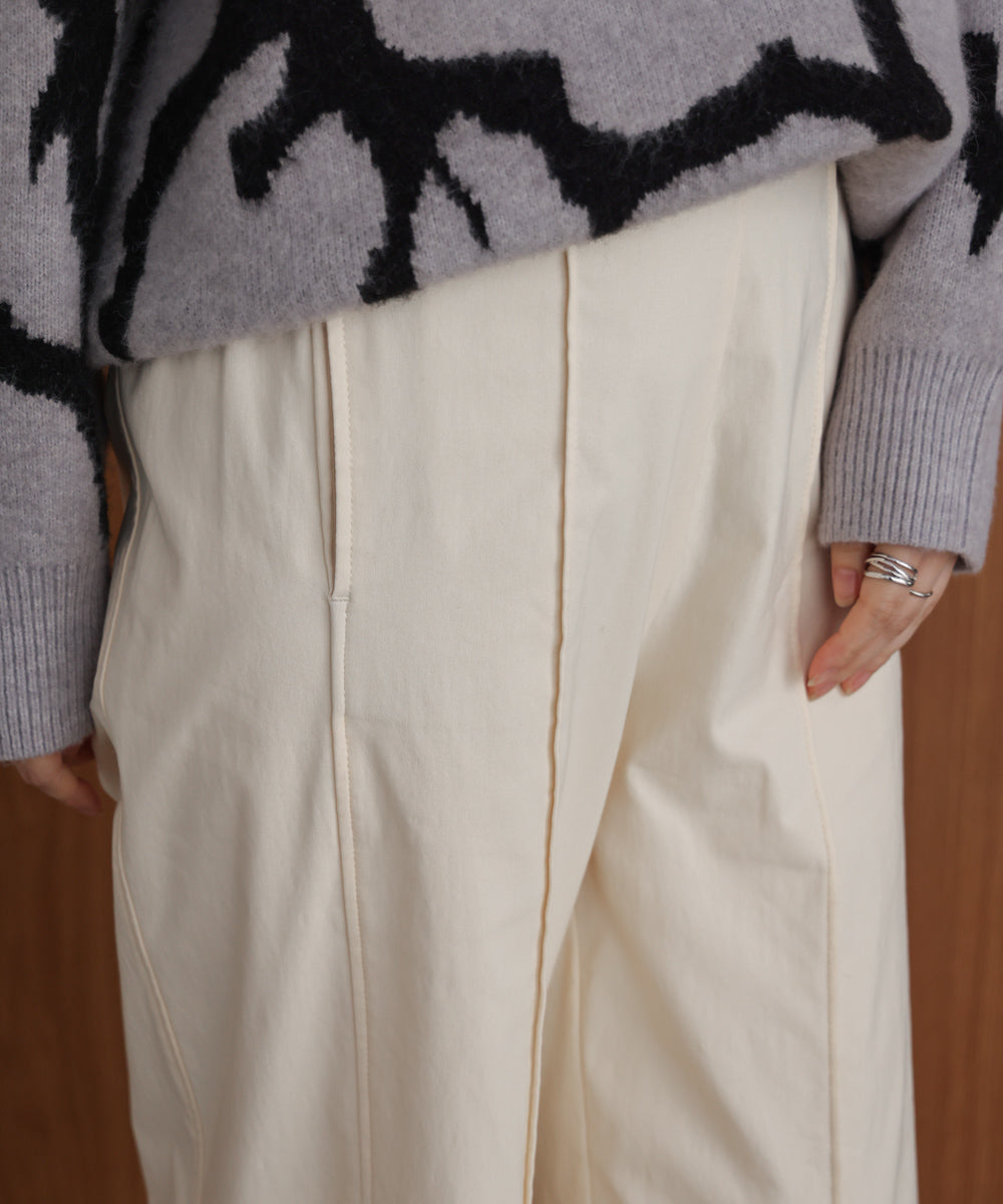 【新色追加】HAKIYASE裏起毛WIDE パンツ