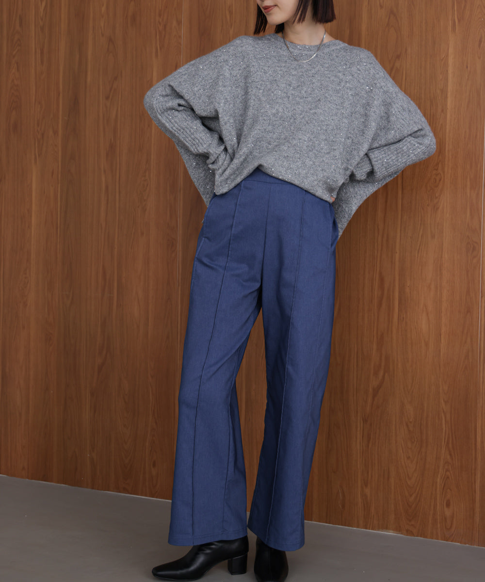 【新色追加】HAKIYASE裏起毛WIDE パンツ