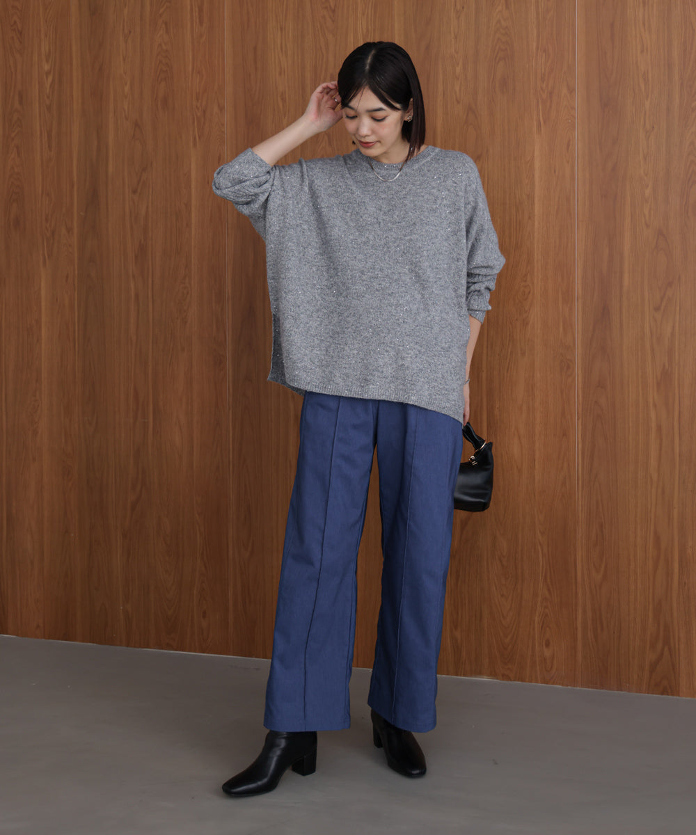 【新色追加】HAKIYASE裏起毛WIDE パンツ