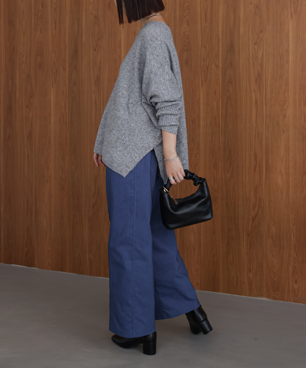 【新色追加】HAKIYASE裏起毛WIDE パンツ