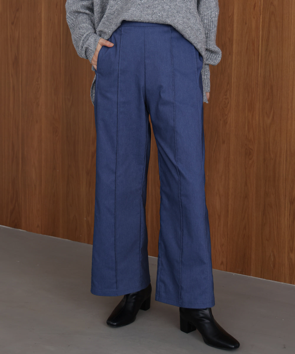 【新色追加】HAKIYASE裏起毛WIDE パンツ