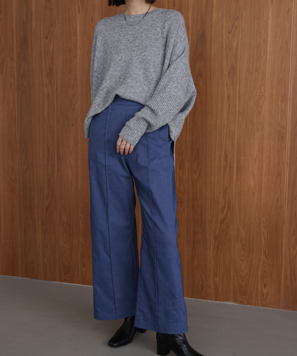 【新色追加】HAKIYASE裏起毛WIDE パンツ