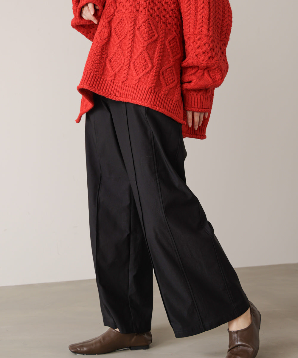 【新色追加】HAKIYASE裏起毛WIDE パンツ