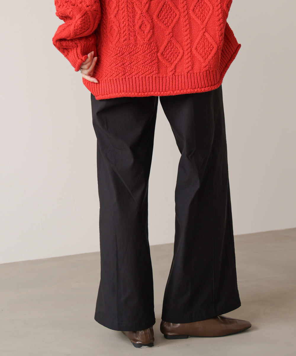 【新色追加】HAKIYASE裏起毛WIDE パンツ