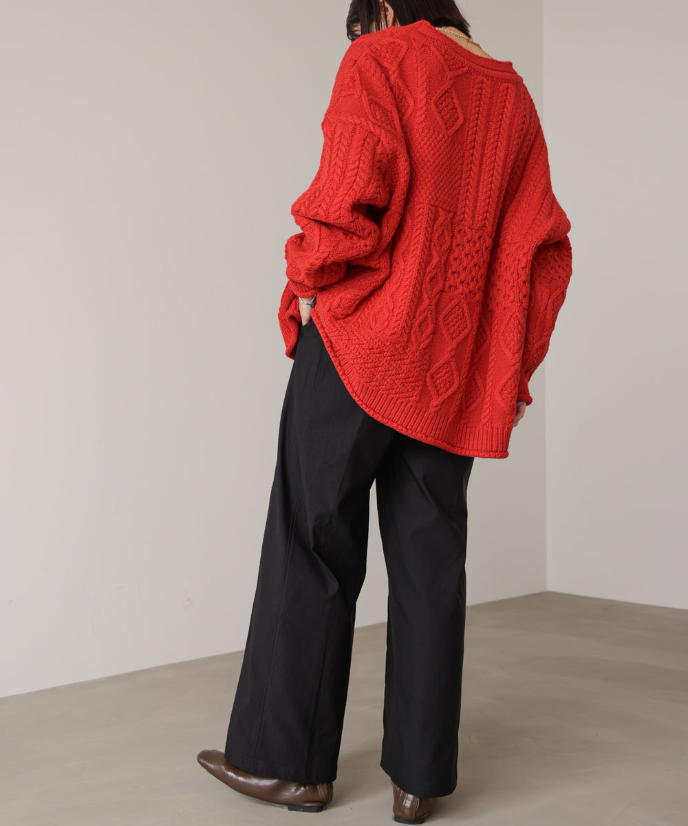 【新色追加】HAKIYASE裏起毛WIDE パンツ