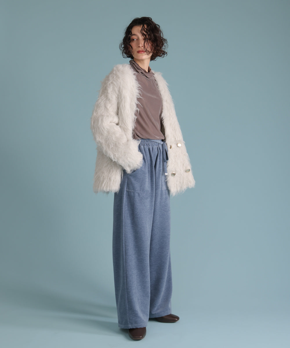 起毛リラックスパンツ