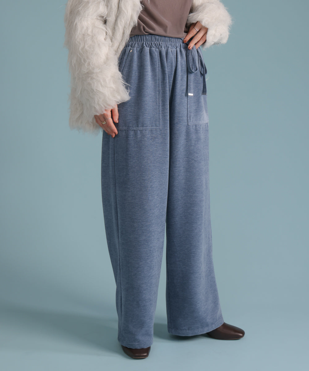 起毛リラックスパンツ