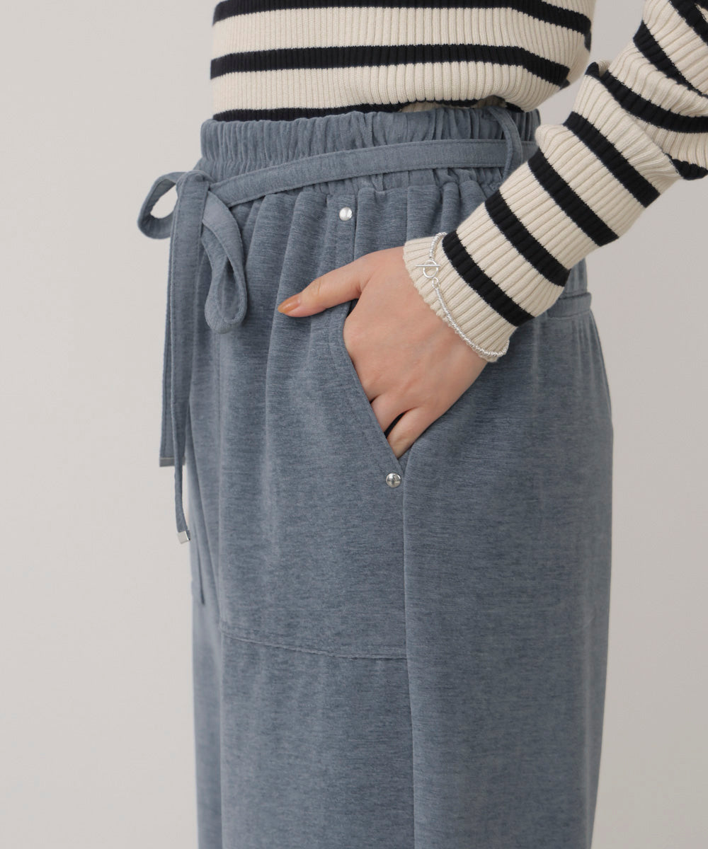 起毛リラックスパンツ