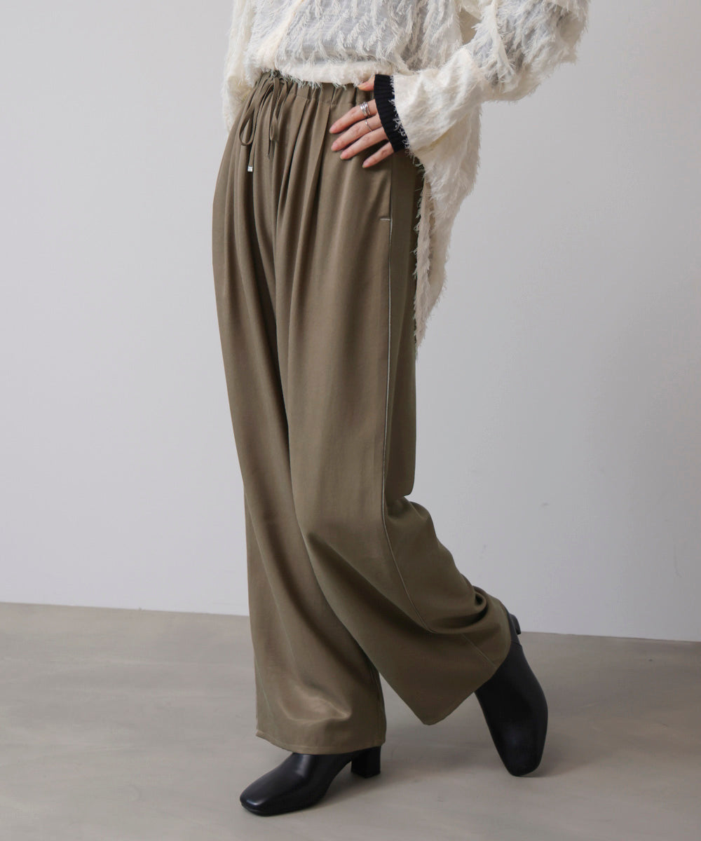 ツイルサテンパンツ