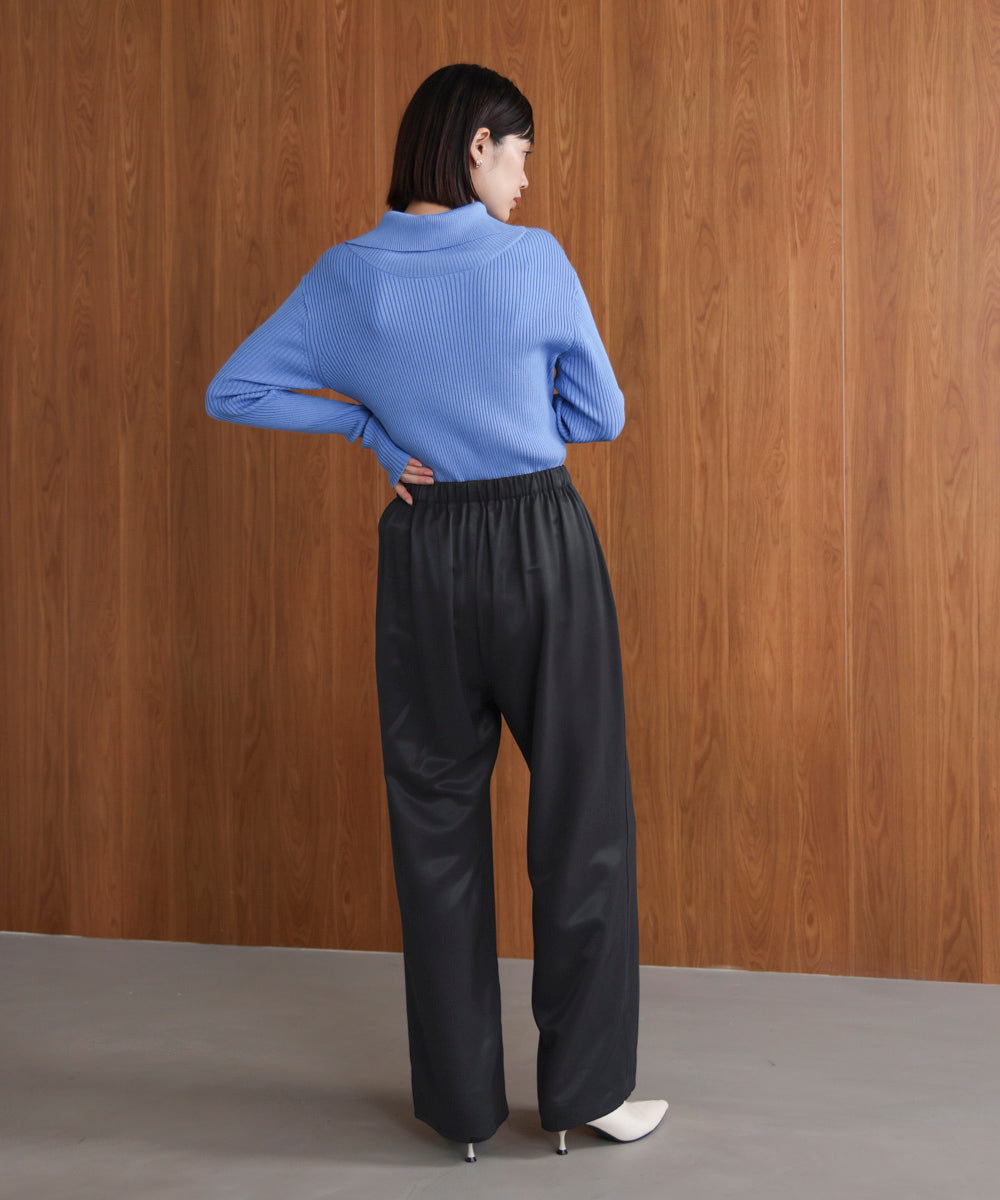 ツイルサテンパンツ