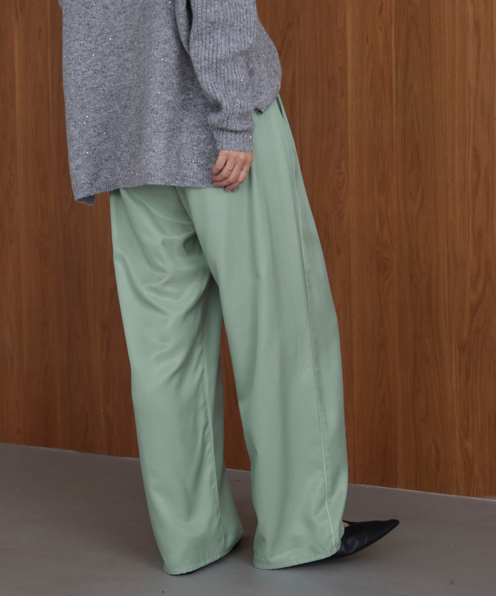 ツイルサテンパンツ