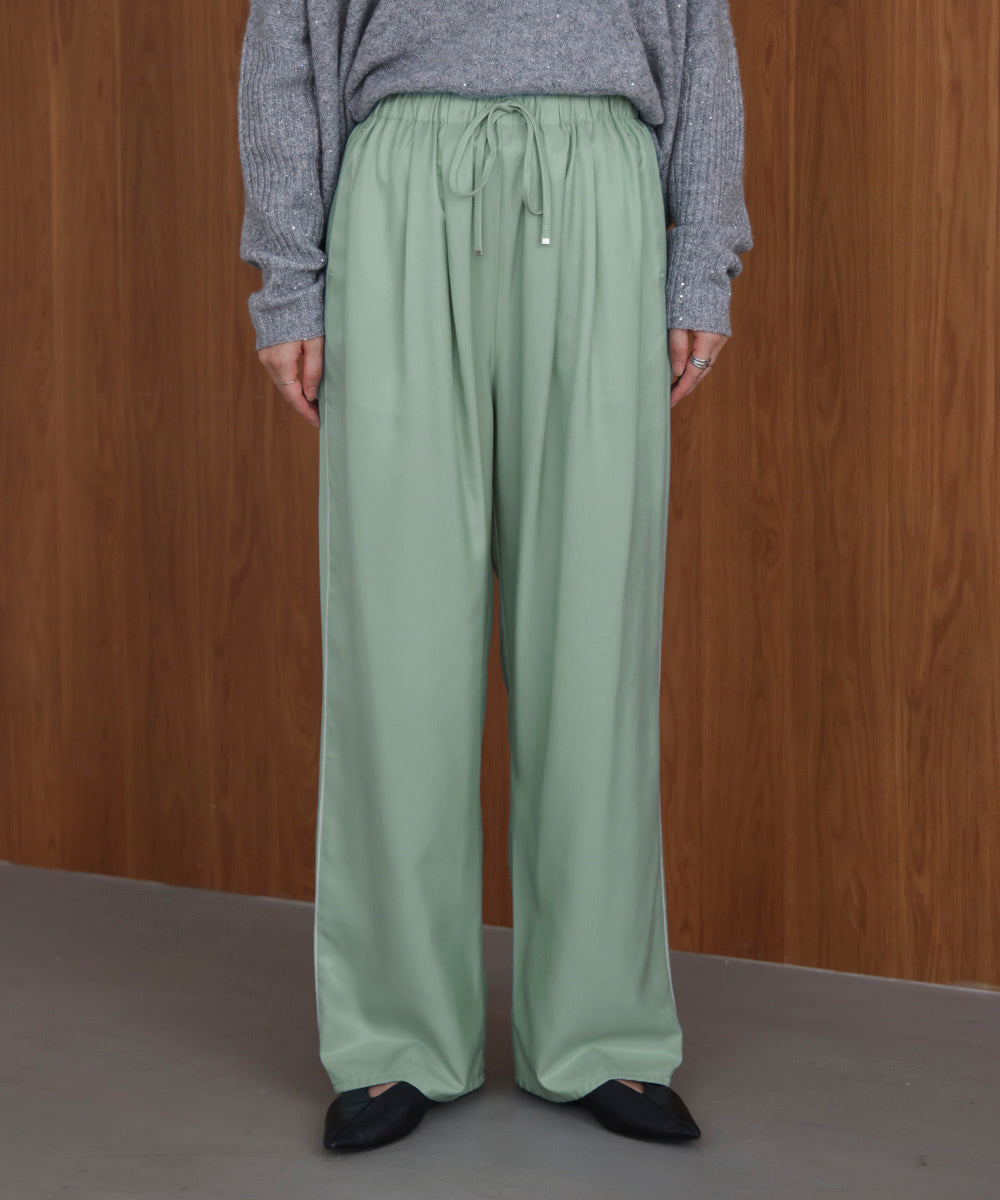 ツイルサテンパンツ
