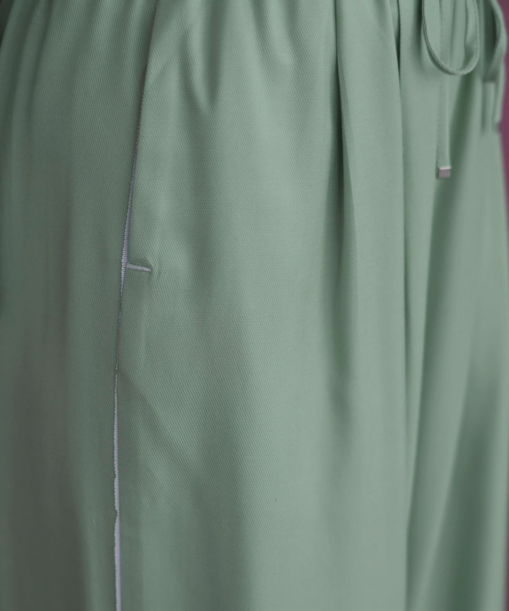 ツイルサテンパンツ