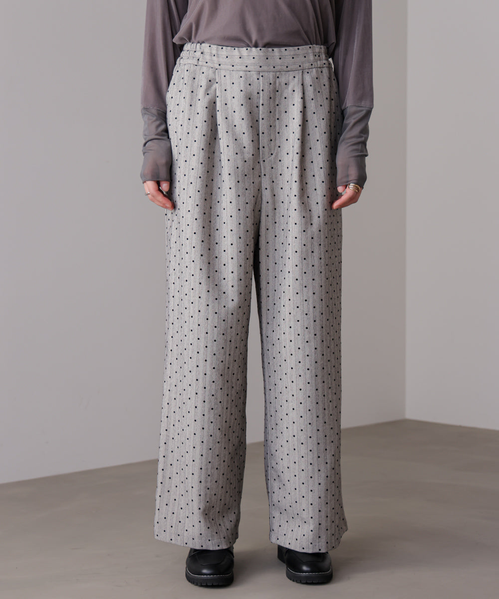 ドットフロッキーパンツ