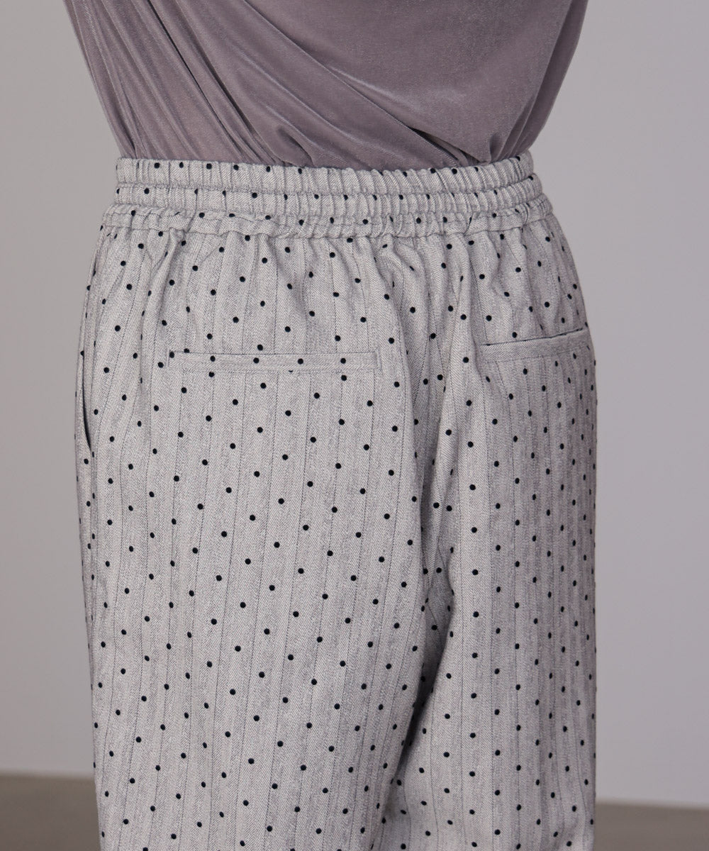 ドットフロッキーパンツ