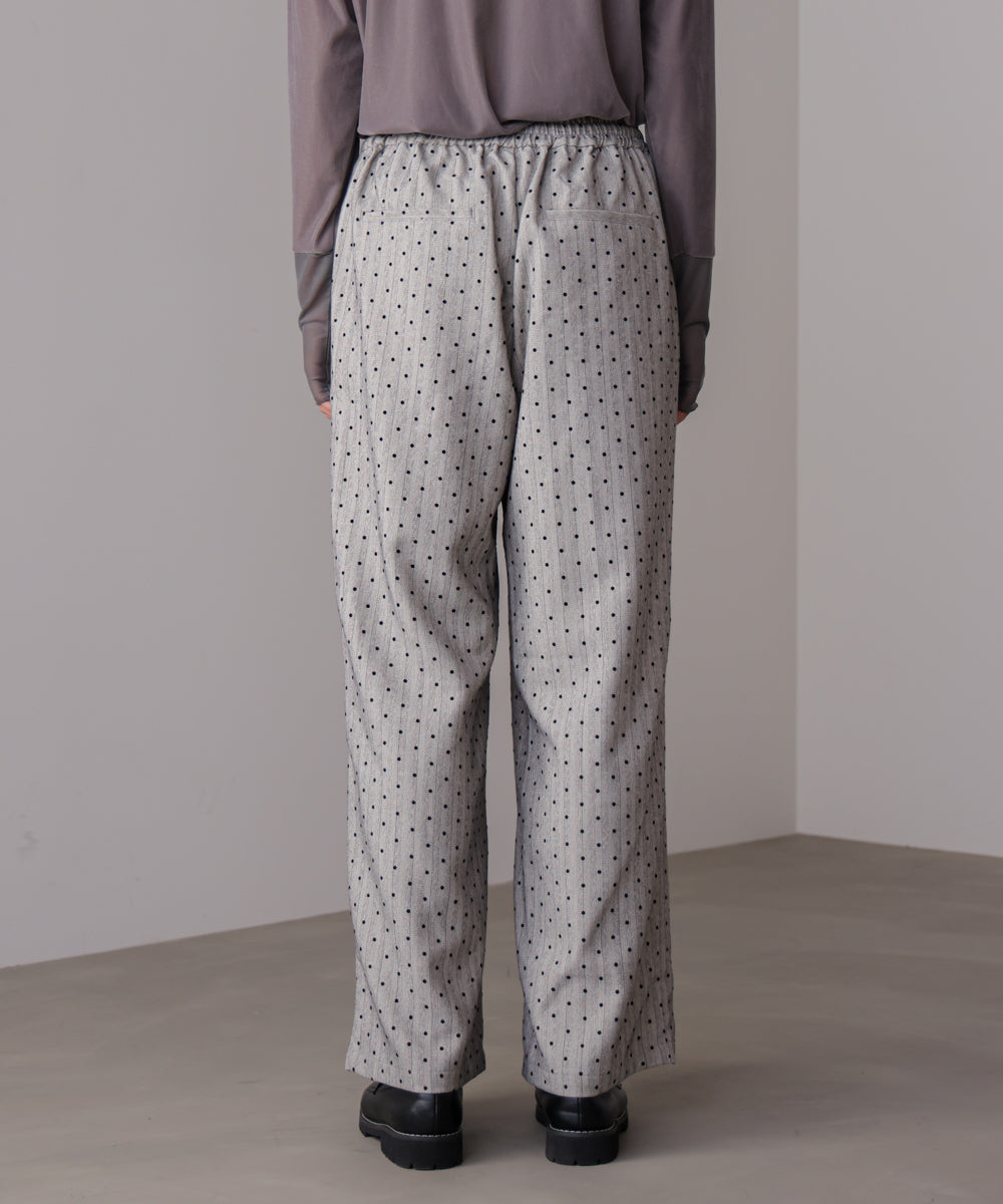 ドットフロッキーパンツ